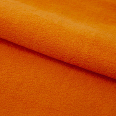 Флис DTY 16-1358, 250 г/м2, шир. 150 см, цвет оранжевый - купить в Батайске. Цена 640.46 руб.