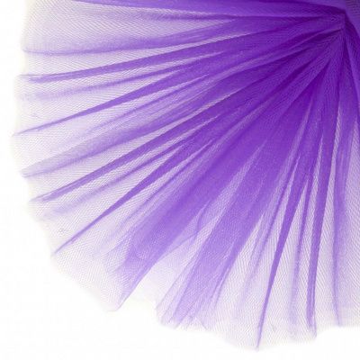 Фатин матовый 16-85, 12 гр/м2, шир.300см, цвет фиолетовый - купить в Батайске. Цена 96.31 руб.