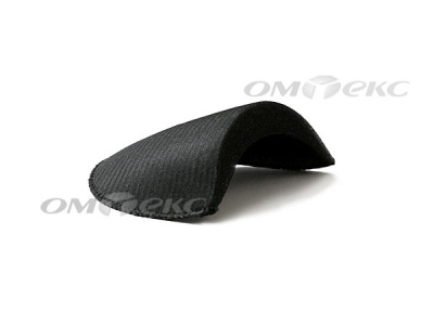 Плечевые накладки OВТ-18, обшитые, цвет чёрный - купить в Батайске. Цена: 25.74 руб.