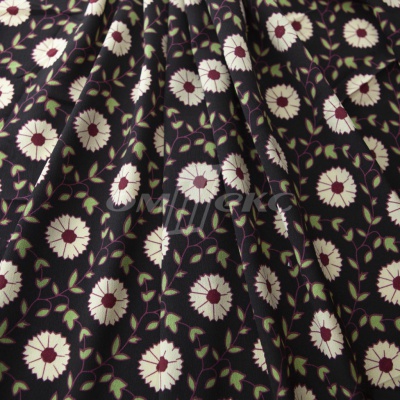 Плательная ткань "Фламенко" 10.1, 80 гр/м2, шир.150 см, принт растительный - купить в Батайске. Цена 241.49 руб.