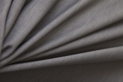 Костюмная ткань с вискозой "Флоренция", 195 гр/м2, шир.150см, цвет св.серый - купить в Батайске. Цена 491.97 руб.