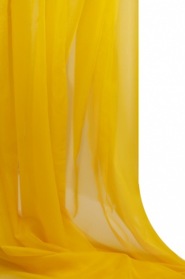 Портьерный капрон 13-0858, 47 гр/м2, шир.300см, цвет 21/жёлтый - купить в Батайске. Цена 137.27 руб.