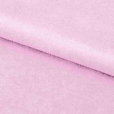 Велюр JS LIGHT 1, 220 гр/м2, шир.150 см, (3,3 м/кг), цвет бл.розовый - купить в Батайске. Цена 1 055.34 руб.