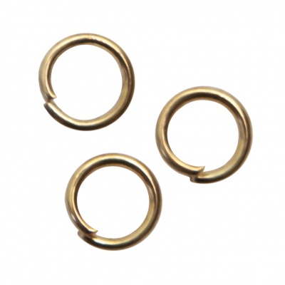 Кольцо  соединительное для бижутерии 5 мм, цв.-золото - купить в Батайске. Цена: 0.44 руб.