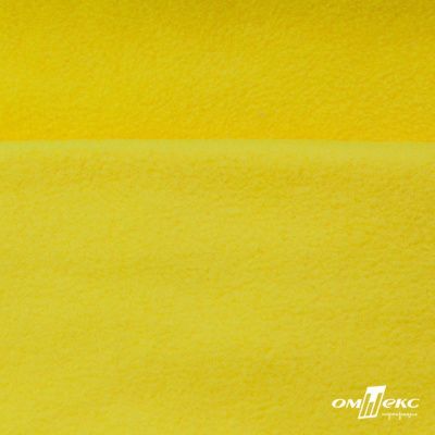 Флис DTY 14-0760, 240 г/м2, шир. 150 см, цвет яркий желтый - купить в Батайске. Цена 640.46 руб.