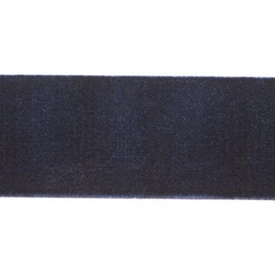Лента бархатная нейлон, шир.25 мм, (упак. 45,7м), цв.180-т.синий - купить в Батайске. Цена: 800.84 руб.