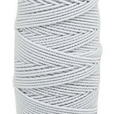 Нитка - резинка Спандекс 25 м (уп-10шт)-белые - купить в Батайске. Цена: 35.65 руб.