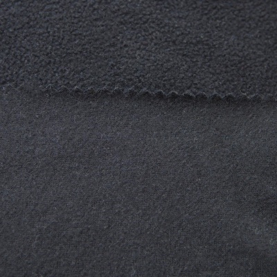 Флис DTY, 130 г/м2, шир. 150 см, цвет чёрный - купить в Батайске. Цена 694.22 руб.