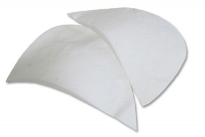 Плечевые накладки И-8 НЦ, составные, цвет белый - купить в Батайске. Цена: 47.27 руб.