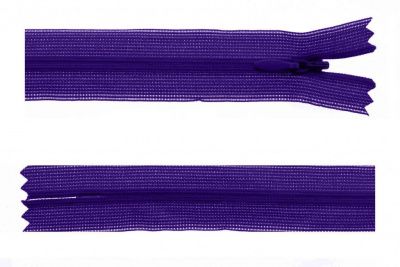 Молния потайная Т3 866, 50 см, капрон, цвет фиолетовый - купить в Батайске. Цена: 8.62 руб.
