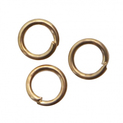 Кольцо  соединительное для бижутерии 4 мм, цв.-золото - купить в Батайске. Цена: 0.41 руб.