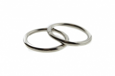 Кольцо металлическое d-32 мм, цв.-никель - купить в Батайске. Цена: 3.54 руб.