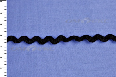 Тесьма плетеная "Вьюнчик"/черный - купить в Батайске. Цена: 48.11 руб.