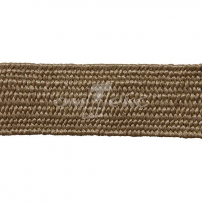 Тесьма отделочная полипропиленовая плетеная эластичная #2, шир. 40мм, цв.- соломенный - купить в Батайске. Цена: 50.99 руб.