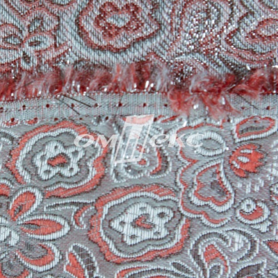 Ткань костюмная жаккард, 135 гр/м2, шир.150см, цвет красный№12 - купить в Батайске. Цена 441.92 руб.