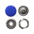 Кнопка рубашечная (закрытая) 9,5мм - эмаль, цв.168 - голубой - купить в Батайске. Цена: 4.77 руб.