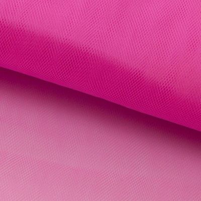 Фатин матовый 16-31, 12 гр/м2, шир.300см, цвет барби розовый - купить в Батайске. Цена 100.92 руб.