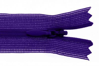 Молния потайная Т3 866, 50 см, капрон, цвет фиолетовый - купить в Батайске. Цена: 8.62 руб.