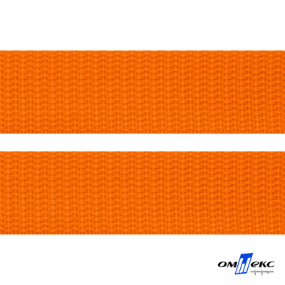 Оранжевый- цв.523 -Текстильная лента-стропа 550 гр/м2 ,100% пэ шир.25 мм (боб.50+/-1 м) - купить в Батайске. Цена: 405.80 руб.