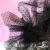 Евро-фатин горох, 100% полиэфир, 15 г/м2, 150 см. 16-167/черный - купить в Батайске. Цена 241.13 руб.