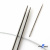 Спицы для вязания металлические d-2.5 мм круговые на тросике 53 см - купить в Батайске. Цена: 53.90 руб.