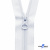 Спиральная молния Т5 501, 75 см, автомат, цвет белый - купить в Батайске. Цена: 16.28 руб.