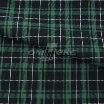 Ткань костюмная Клетка 25577, т.зеленый/зеленый./ч/бел, 230 г/м2, шир.150 см - купить в Батайске. Цена 539.74 руб.