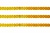 Пайетки "ОмТекс" на нитях, CREAM, 6 мм С / упак.73+/-1м, цв. 92 - золото - купить в Батайске. Цена: 484.77 руб.