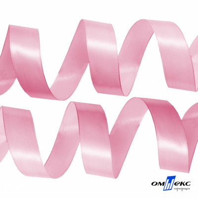 050-нежно-розовый Лента атласная упаковочная (В) 85+/-5гр/м2, шир.25 мм (1/2), 25+/-1 м - купить в Батайске. Цена: 53.96 руб.