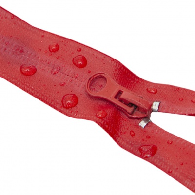 Молния водонепроницаемая PVC Т-7, 90 см, разъемная, цвет (820) красный - купить в Батайске. Цена: 61.18 руб.