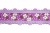 Тесьма декоративная 0385-6169, шир. 25 мм/уп. 22,8+/-1 м, цвет 01-фиолетовый - купить в Батайске. Цена: 391.39 руб.