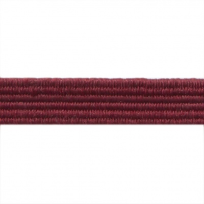 Резиновые нити с текстильным покрытием, шир. 6 мм ( упак.30 м/уп), цв.- 88-бордо - купить в Батайске. Цена: 155.22 руб.