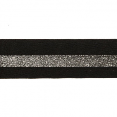 #2/6-Лента эластичная вязаная с рисунком шир.52 мм (45,7+/-0,5 м/бобина) - купить в Батайске. Цена: 69.33 руб.