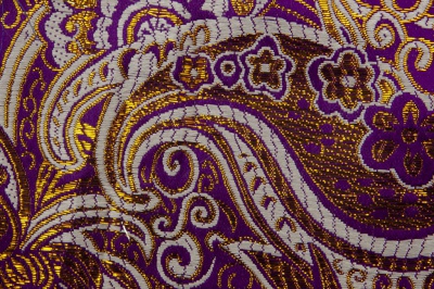 Ткань костюмная жаккард №9, 140 гр/м2, шир.150см, цвет фиолет - купить в Батайске. Цена 387.20 руб.
