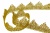 Тесьма металлизированная 8204, шир. 40 мм/уп. 13,7+/-1 м, цвет золото - купить в Батайске. Цена: 424.71 руб.
