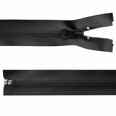 Молния водонепроницаемая PVC Т-7, 100 см, разъемная, цвет чёрный - купить в Батайске. Цена: 61.89 руб.