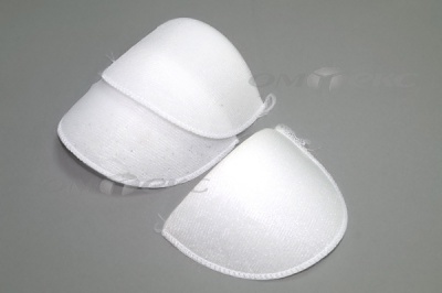 Плечевые накладки ОВ-10, обшитые, цвет белый - купить в Батайске. Цена: 16.83 руб.