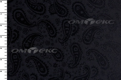 Ткань подкладочная жаккард Р14098, чёрный, 85 г/м2, шир. 150 см, 230T - купить в Батайске. Цена 166.45 руб.