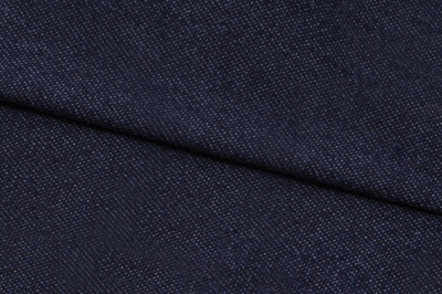 Ткань джинсовая №96, 160 гр/м2, шир.148см, цвет т.синий - купить в Батайске. Цена 350.42 руб.