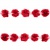 Тесьма плетеная "Рюш", упак. 9,14 м, цвет красный - купить в Батайске. Цена: 46.82 руб.