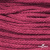 Шнур плетеный d-6 мм, 70% хлопок 30% полиэстер, уп.90+/-1 м, цв.1068-фуксия - купить в Батайске. Цена: 588 руб.