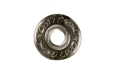 Кнопка металлическая "Альфа" с пружиной, 15 мм (уп. 720+/-20 шт), цвет никель - купить в Батайске. Цена: 1 481.69 руб.