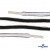 Шнурки #4-27, круглые 130 см, двухцветные (черно/белый) - купить в Батайске. Цена: 47.04 руб.
