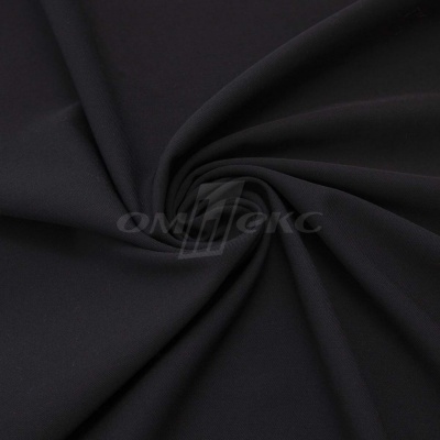 Ткань костюмная "Меган", 78%P 18%R 4%S, 205 г/м2 ш.150 см, цв-черный (Black) - купить в Батайске. Цена 392.32 руб.