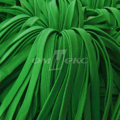 Шнур 15мм плоский (100+/-1м) №16 зеленый - купить в Батайске. Цена: 10.21 руб.