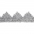 Тесьма металлизированная 0384-0240, шир. 40 мм/уп. 25+/-1 м, цвет серебро - купить в Батайске. Цена: 490.74 руб.