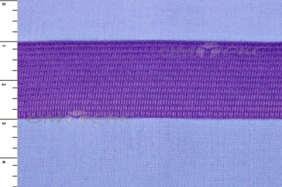 Окантовочная тесьма №0225, шир. 22 мм (в упак. 100 м), цвет фиолет - купить в Батайске. Цена: 271.60 руб.