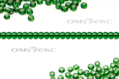 Бисер (SL) 11/0 ( упак.100 гр) цв.27В - зелёный - купить в Батайске. Цена: 53.34 руб.