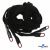 Шнурки #106-01, плоские 130 см, декор.наконечник, цв.чёрный - купить в Батайске. Цена: 43.98 руб.