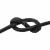 Шнур вощеный 1мм (упак.50 +/-1 ярд) цв.-черный - купить в Батайске. Цена: 175.11 руб.